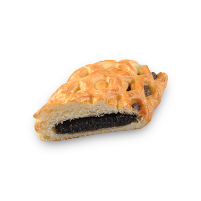 Quick-Frozen Tyrolese strudel with poppy-seed filling (1 strudel is 430 g)