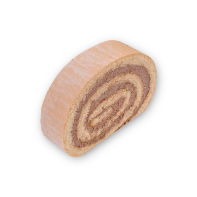 Sponge cake roll (with cocoa-cream filling)