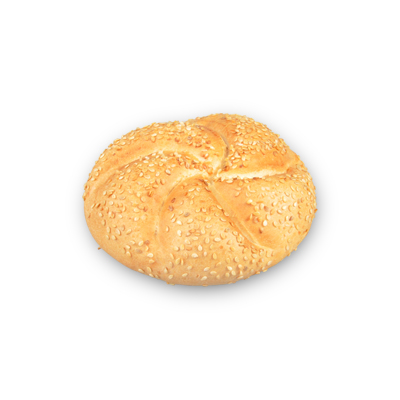 Qucik-frozen Kaiser roll with sesame seed