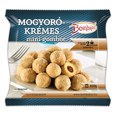 Bombajóó Mogyorókrémes mini gombóc (forró vízben készre főzhető)