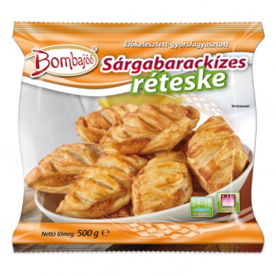 Bombajóó Sárgabarackos réteske (kiolvasztás után készre süthető)