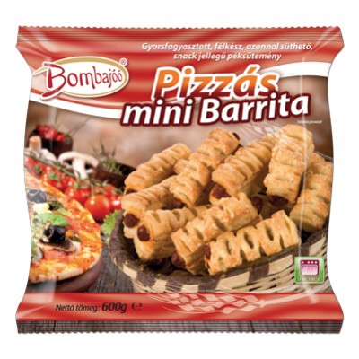 Bombajóó Mini Barrita congelati rapid, umplută cu cremă de pizza (minibaton)