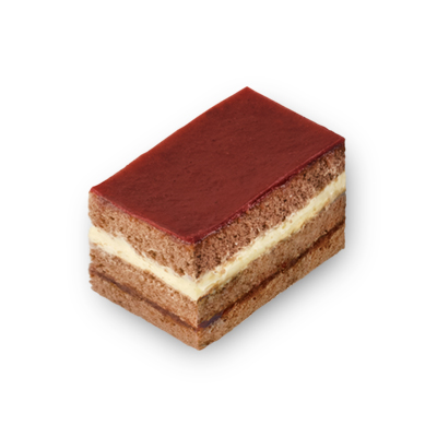 Bavarian cherry slice