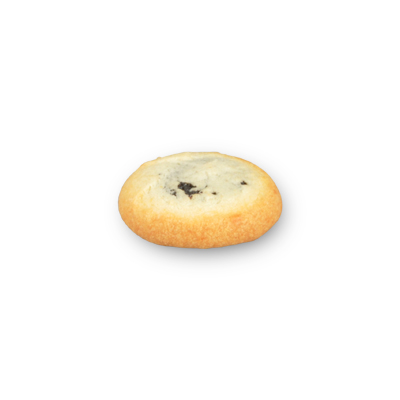 Poppy seed-cream puck