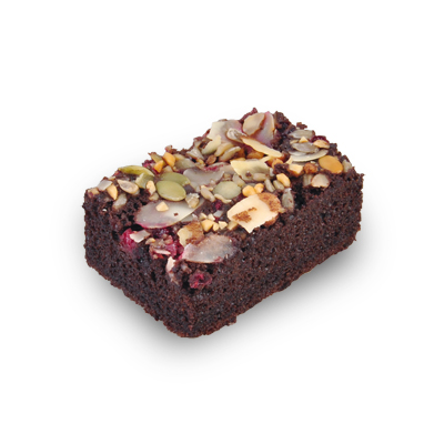 Berry fruit brownie