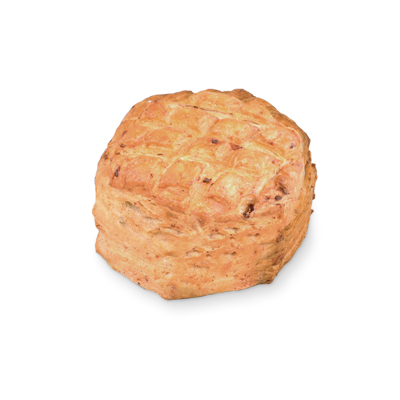 Pre-leavened Leaves crackling unfilled scone